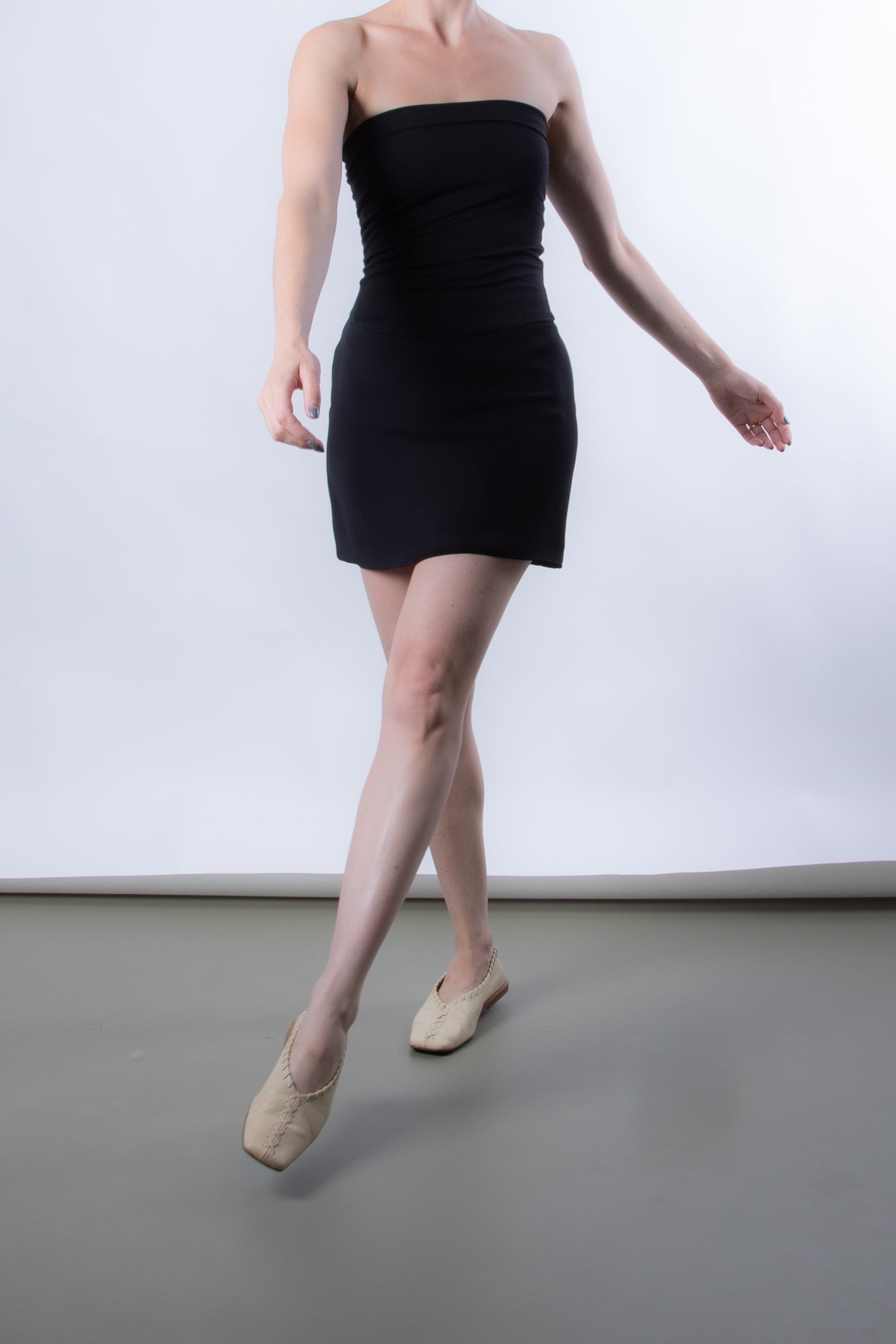 Tube Mini Dress - Black (Ready-to-ship)  RACHEL MILLS