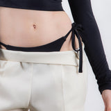 Cropped Rash Swim Top (Ready-to-Ship)