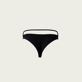 Belted G Swim Brief - Black (PO)