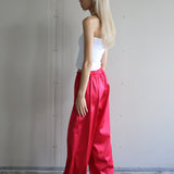 Pecchenino Satin Poolside Pant - RM Exclusive - Cherry (PO)