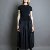 Mini Tee Maxi Dress - Black (PO)