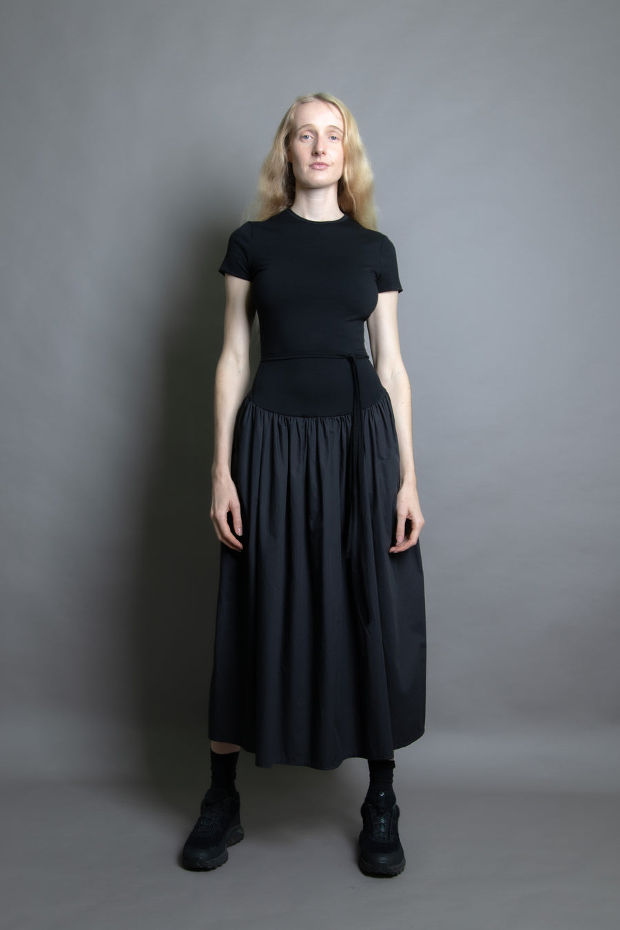 Mini Tee Maxi Dress - Black (PO)