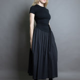 Mini Tee Maxi Dress - Black (PO)