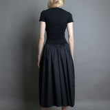 Mini Tee Maxi Dress - Black (PO)