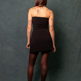 Tube Mini Skirt - Black Crepe (PO)