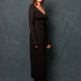 Patricia Backless Maxi Dress - Black (PO)