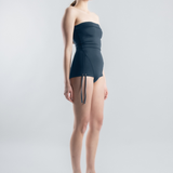 Tube One-piece Swimsuit - Gunmetal (PO)