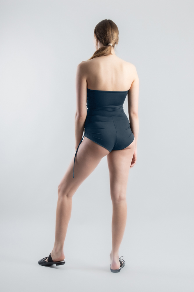 Tube One-piece Swimsuit - Gunmetal (PO)