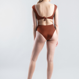 Paula One-piece Swimsuit - Burnt Ochre (PO)