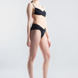 Jill Twist Swim Top - Black (PO)