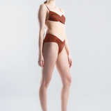 Jill Twist Swim Top - Burnt Ochre (PO)