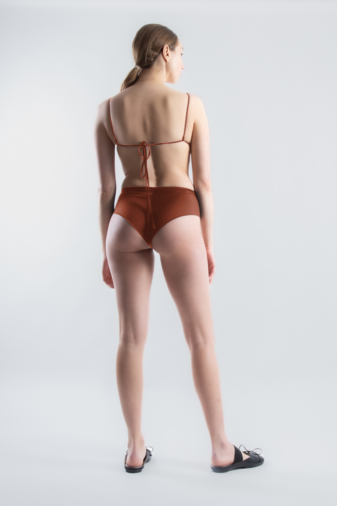 Easy Mid Swim Brief - Burnt Ochre (PO)