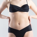 Jill Twist Swim Top - Black (PO)