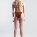 Dipped Tie Swim Brief - Burnt Ochre (PO)