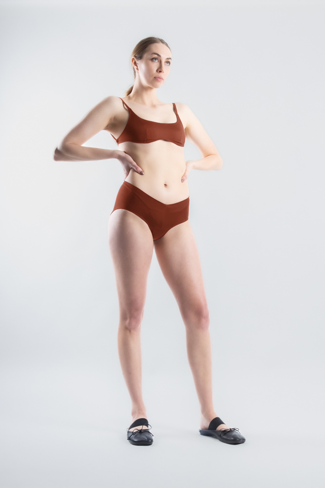 Jack Swim Top - Burnt Ochre (PO)