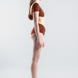 Mini Geraldine Swim Top - Burnt Ochre (PO)