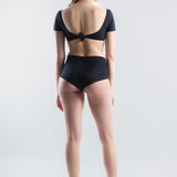 Mini Geraldine Swim Top - Black (PO)