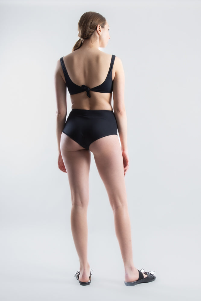 Sports Swim Top - Black (PO)