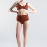 Sports Swim Top - Burnt Ochre (PO)