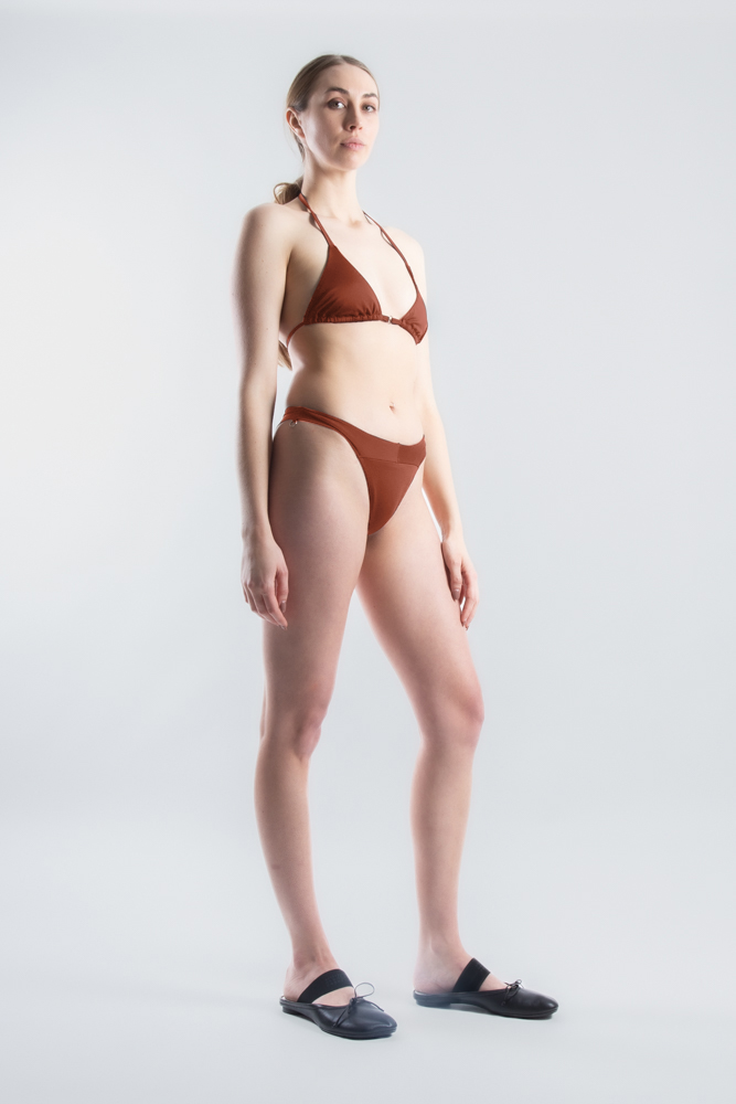 Tri Swim Top - Burnt Ochre (PO)