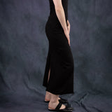 Mini Oval Maxi Dress - Black (PO)