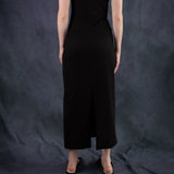 Mini Oval Maxi Dress - Black (PO)