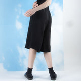 Easy 3/4 Short - Black Crepe (PO)