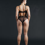 Mesh Full Brief - Black (PO)