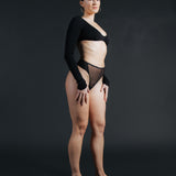 Mesh High G Brief - Black (PO)