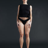 Easy G French Brief - Black organic stretch cotton (IS)