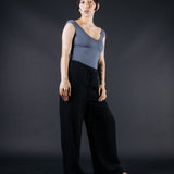 Sleeveless Office Bodysuit - Livid Grey (PO)