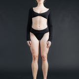 High-Rise French Brief - Black - Organic Stretch Cotton (PO)