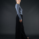 Long Sleeved Baby Tee - Livid Grey (PO)