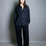 Duo Shirt - Black Stretch Wool (PO)