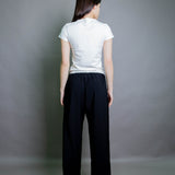 Duo Trouser - Black Stretch Wool (PO)