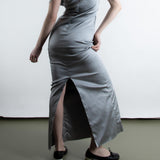 Jillian Maxi Dress - Silver Satin (PO)