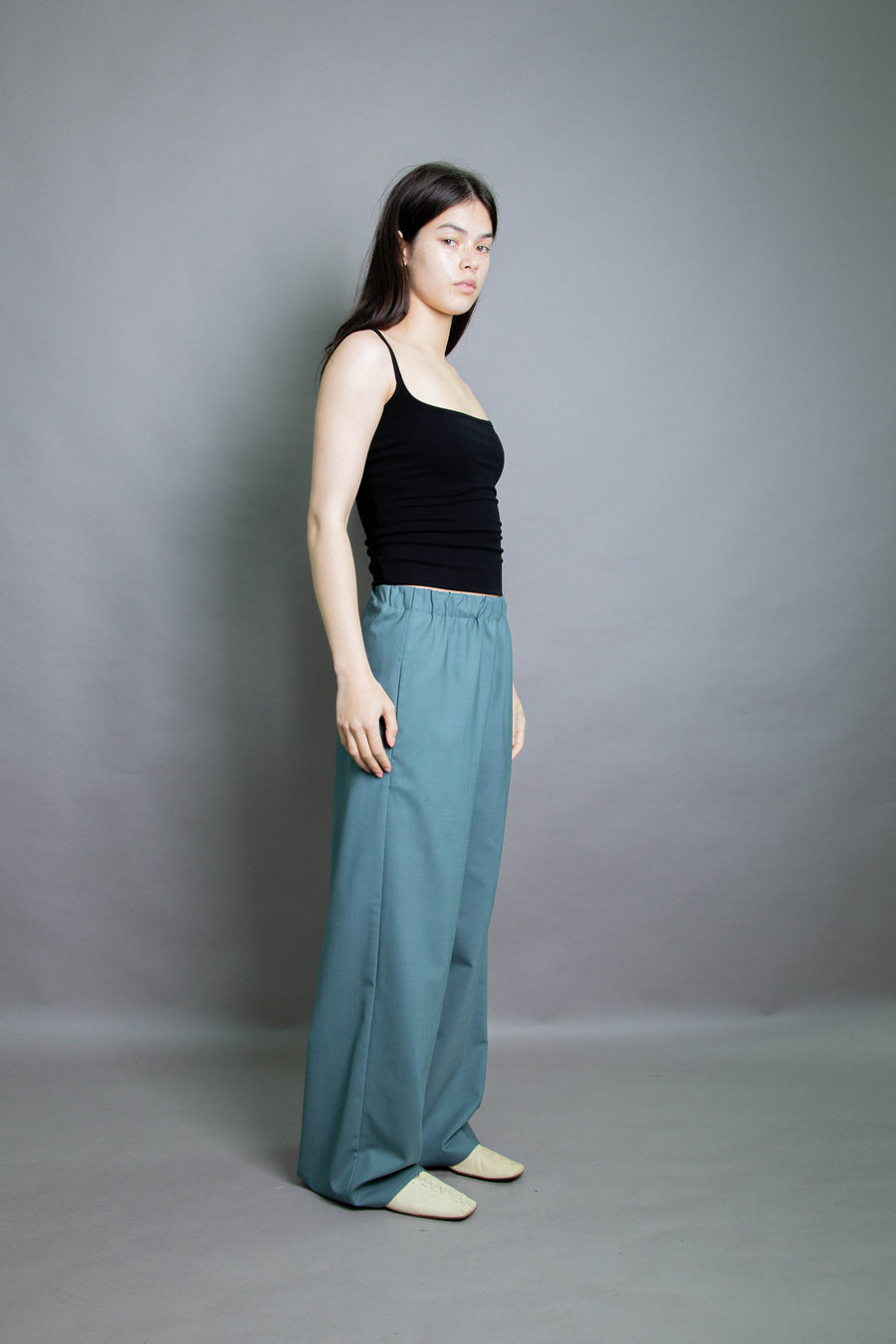 Duo Trouser - Aqua Stretch Wool (PO)