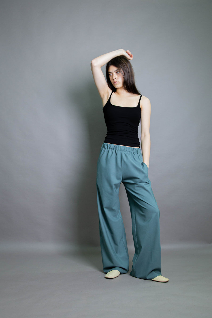 Duo Trouser - Aqua Stretch Wool (PO)