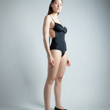 Jill Twist One-piece Swimsuit - Black (Ready-to-Ship)