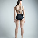 Jill Twist One-piece Swimsuit - Black (PO)