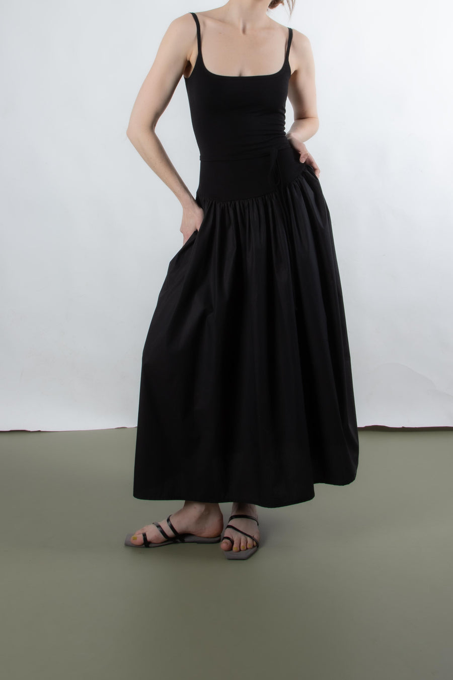 Jack Cami Maxi Dress - Black (PO)