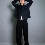 Duo Trouser - Black Stretch Wool (PO)