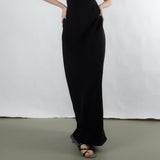 Sara Bias Dress - Black (PO)