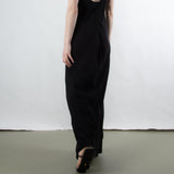 Sara Bias Dress - Black (PO)