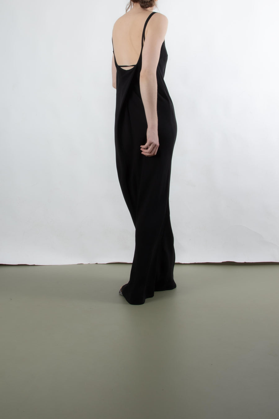 Sara Bias Dress - Black (PO)