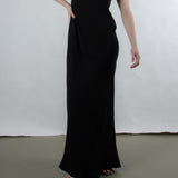 Sara Bias Dress - Black (PO)