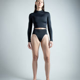 Cropped Rash Swim Top (PO)
