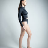 Cropped Rash Swim Top (PO)