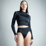 Cropped Rash Swim Top (PO)