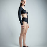 High-Rise LL Full Swim Brief - Black (PO)